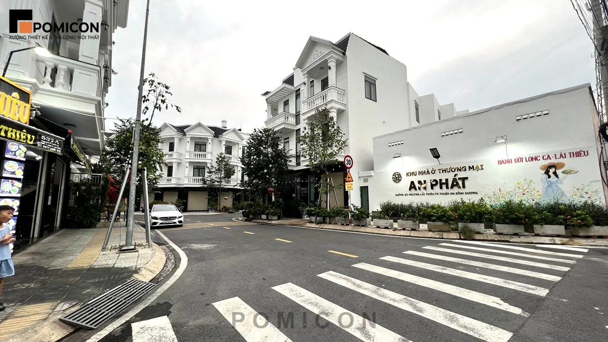 Thiết kế nội thất nhà ở thương mại An Phát Lái Thiêu Thuận An đẹp hiện đại