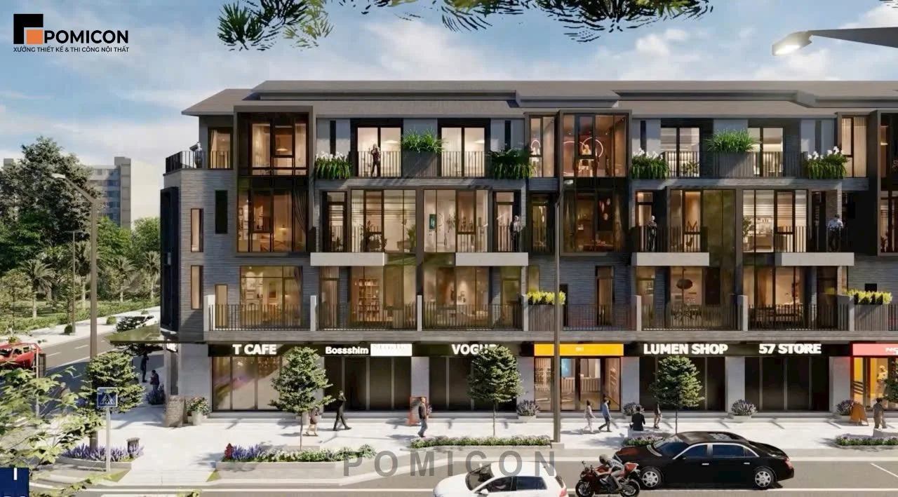 Thiết kế nội thất Uni Town Thủ Dầu Một đẹp hiện đại