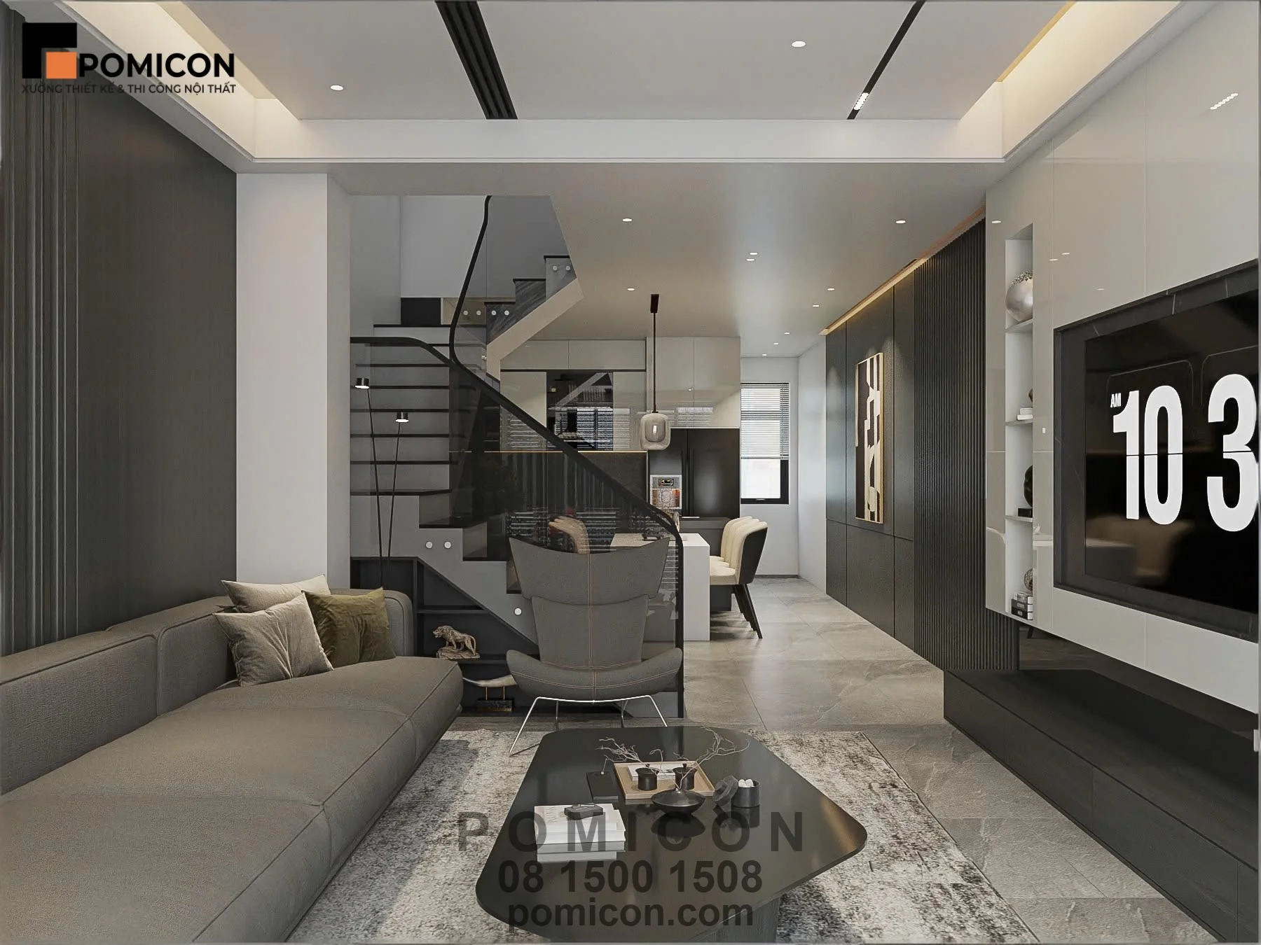 Xu hướng thiết kế nội thất KDC Tân An hiện đại