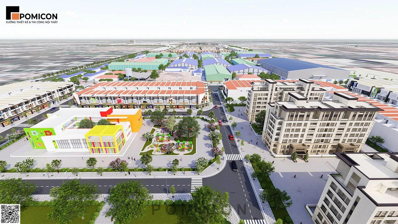 Ý tưởng thiết kế nội thất Đại Nam Residential phong cách hiện đại