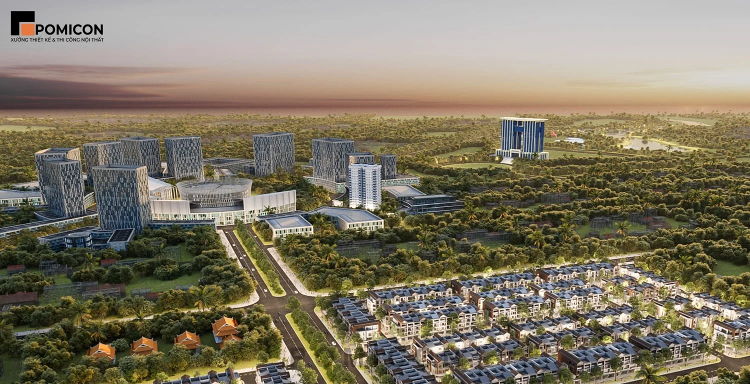 Ý tưởng thiết kế nội thất Artisan Park phong cách hiện đại