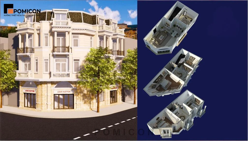 Ý tưởng thiết kế nội thất Lộc Phát Residence phong cách hiện đại