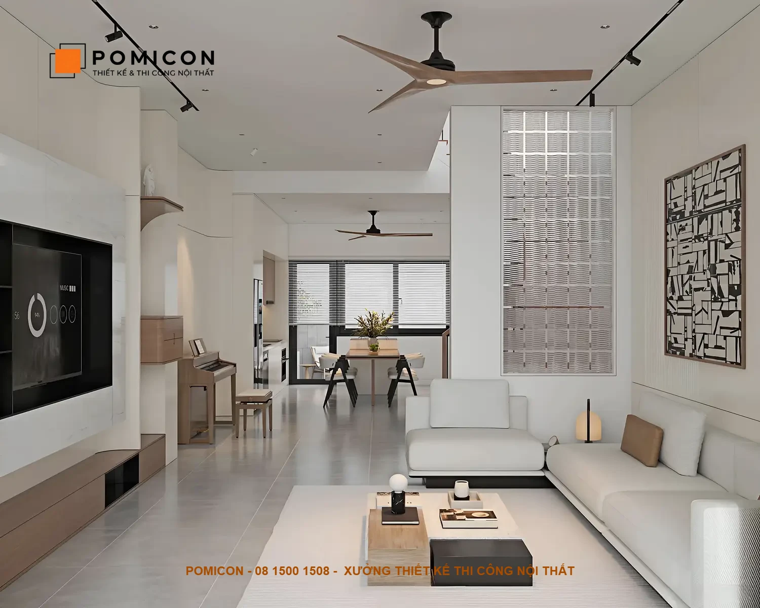 mẫu nội thất căn hộ hiện đại