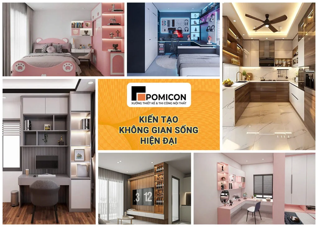 thi công nội thất cửa hàng Tân Định