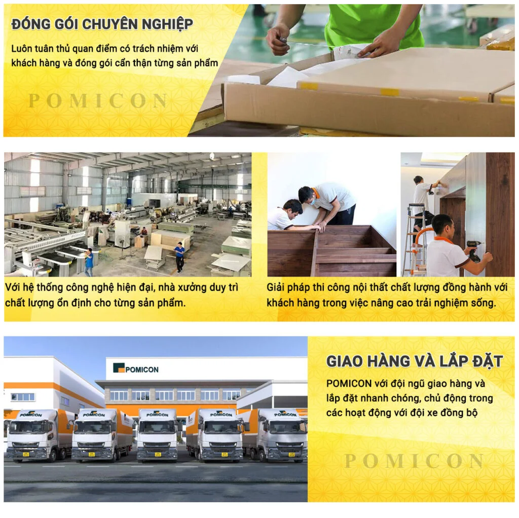 Thiết Kế Nội Thất Nhà Phố Phường Đông Hòa TP.HCM - POMICON