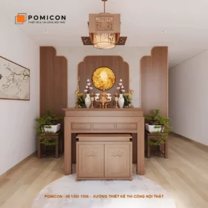thiết kế thi công nội thất biệt thự Phường Phú Cường TP.HCM - POMICON