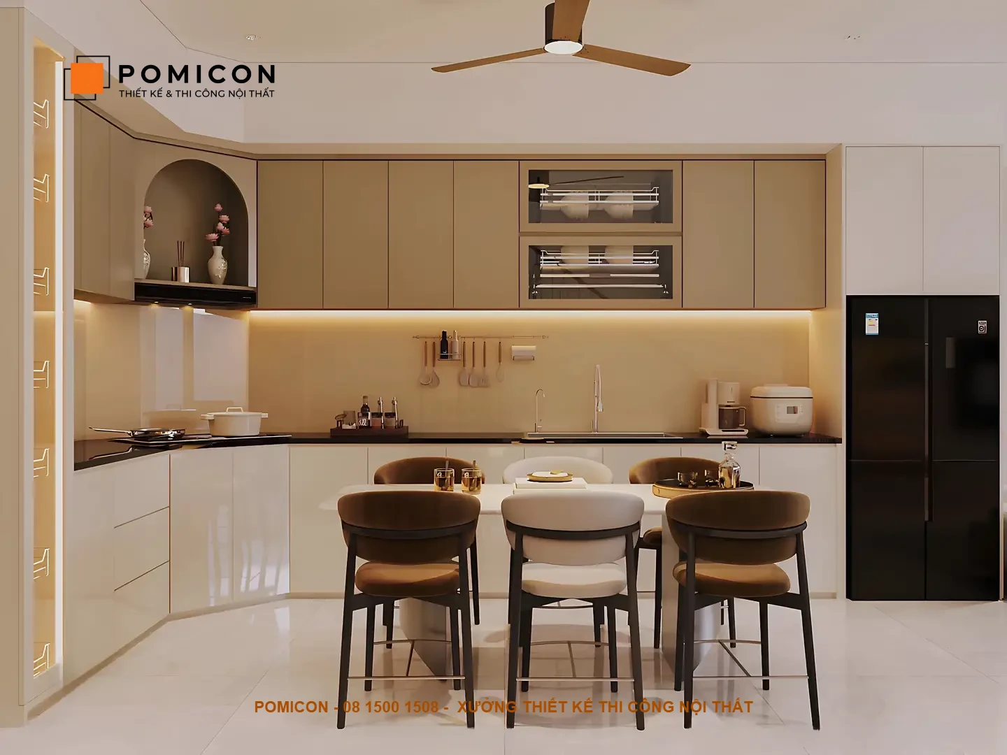 thiết kế trưng bày showroom Tân Phước Khánh